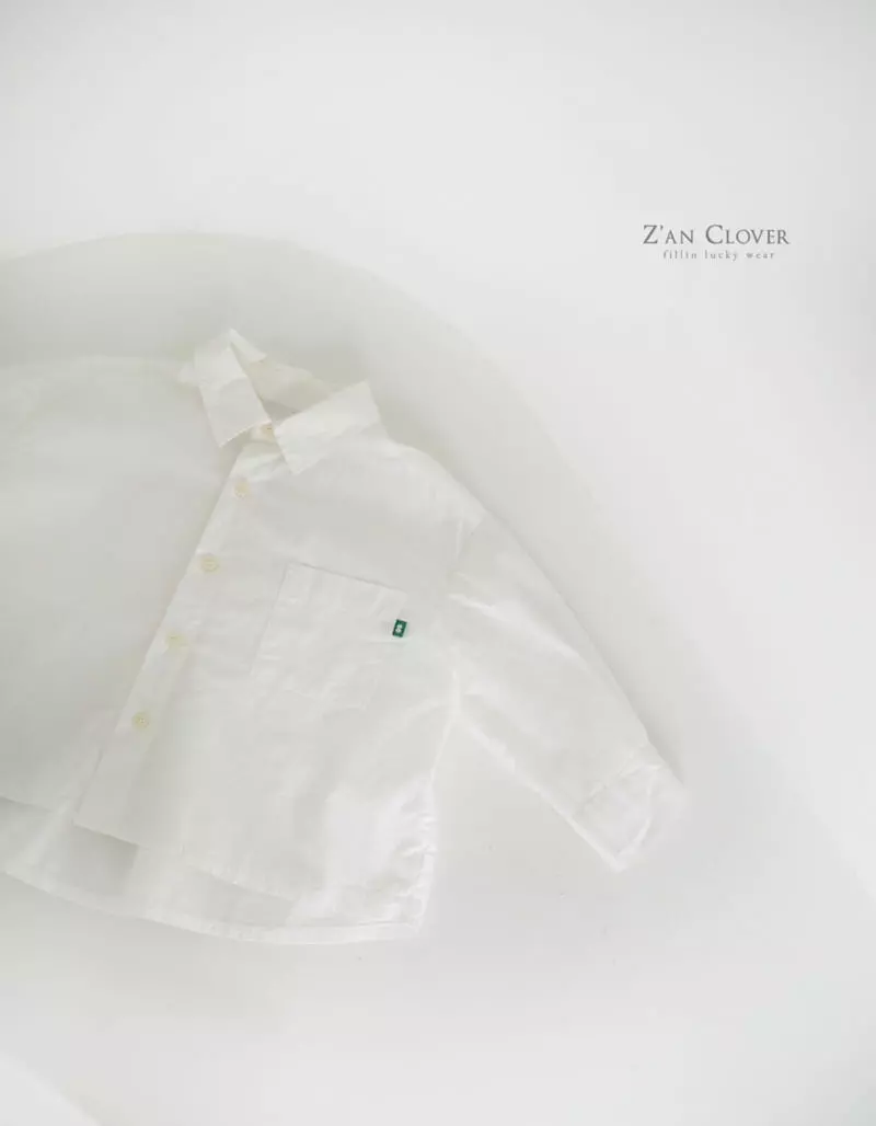 Zan Clover - Korean Children Fashion - #toddlerclothing - Wide Shirt