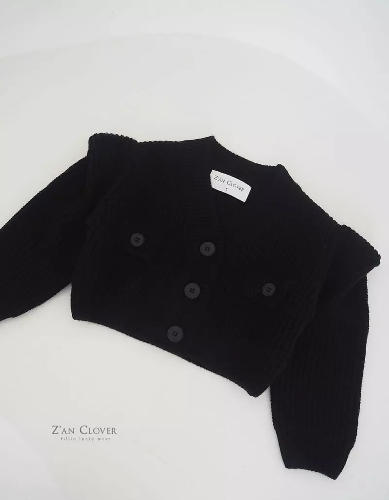 Zan Clover - Korean Children Fashion - #toddlerclothing - Hazzi Short Cardigan - 10