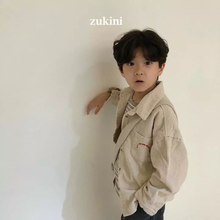 Zukini - Korean Children Fashion - #Kfashion4kids - Point Corduroy Shirt - 6