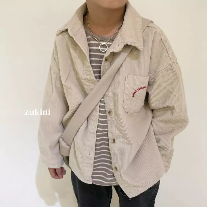 Zukini - Korean Children Fashion - #childofig - Point Corduroy Shirt - 11