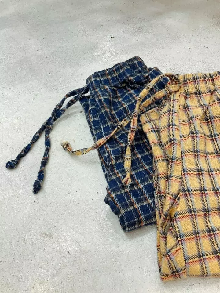 Zukini - Korean Children Fashion - #childofig - Check Check Pants - 8