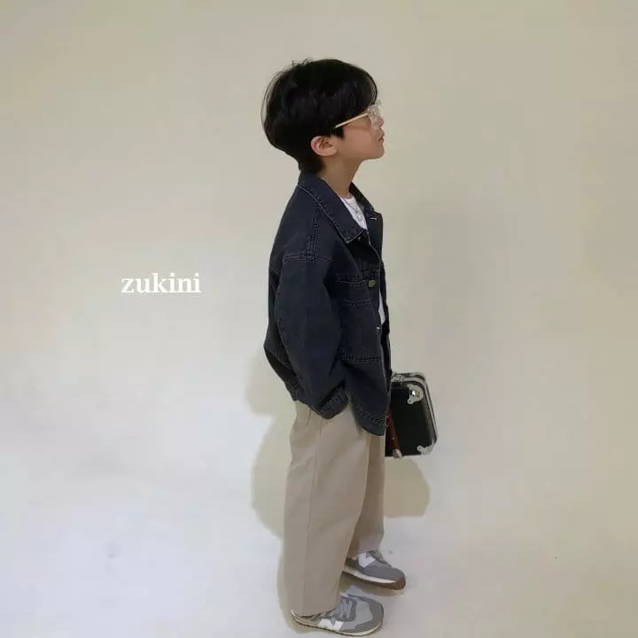 Zukini - Korean Children Fashion - #childofig - Unique  Denim Jacket - 6