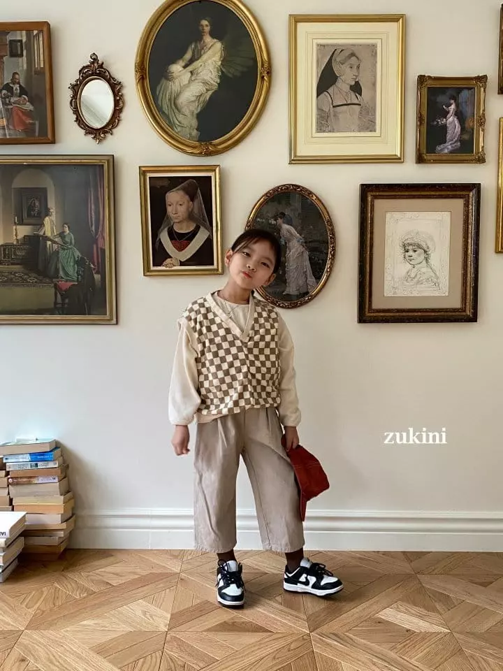 Zukini - Korean Children Fashion - #childrensboutique - Checker V Vest - 9