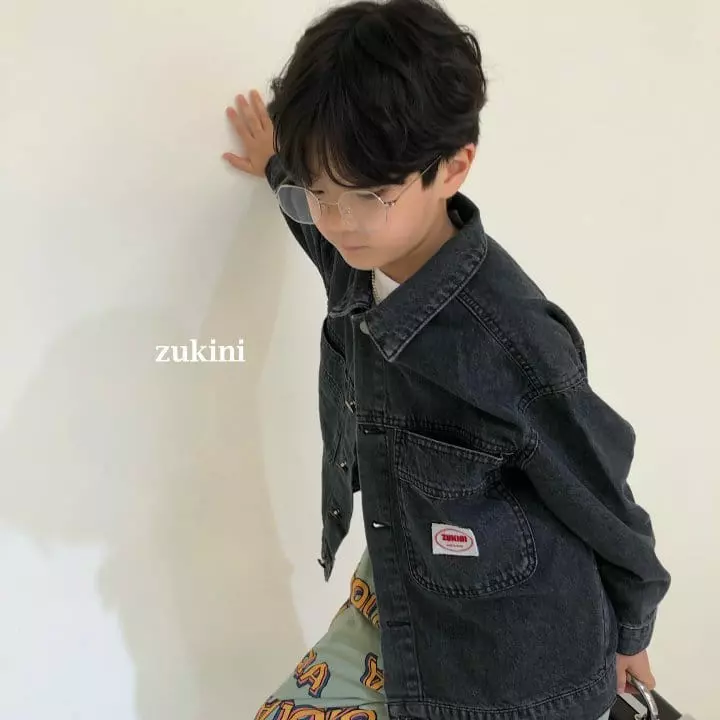 Zukini - Korean Children Fashion - #childrensboutique - Unique  Denim Jacket - 7