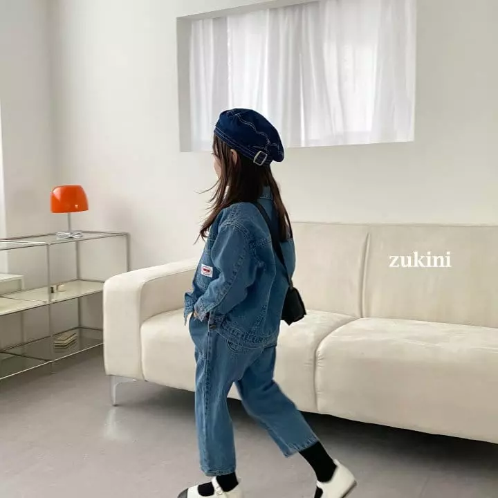 Zukini - Korean Children Fashion - #designkidswear - Unique  Denim Jacket - 8