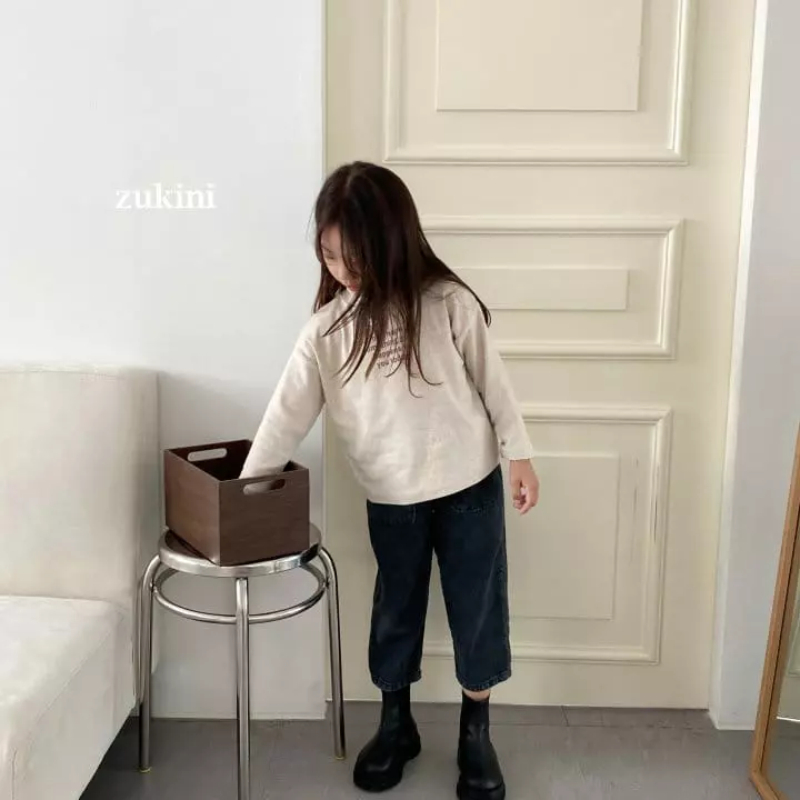 Zukini - Korean Children Fashion - #designkidswear - Lettering Turtleneck Tee - 2