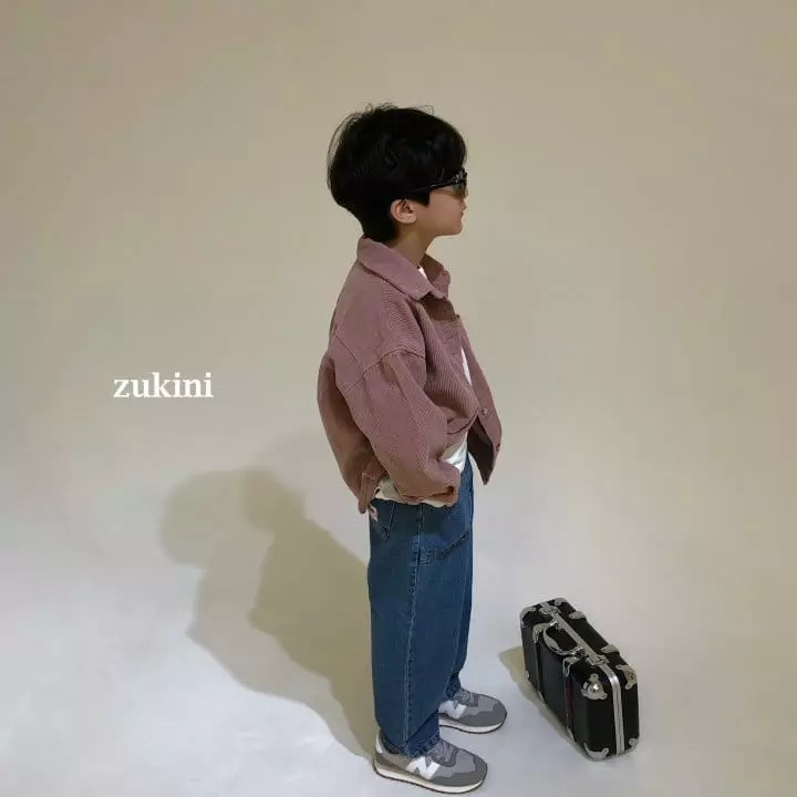 Zukini - Korean Children Fashion - #discoveringself - Point Corduroy Shirt