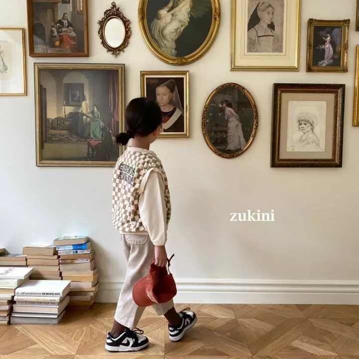 Zukini - Korean Children Fashion - #discoveringself - Checker V Vest - 11