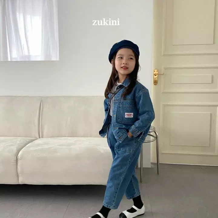Zukini - Korean Children Fashion - #discoveringself - Unique  Denim Jacket - 9