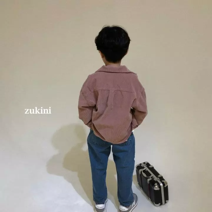 Zukini - Korean Children Fashion - #fashionkids - Point Corduroy Shirt - 2