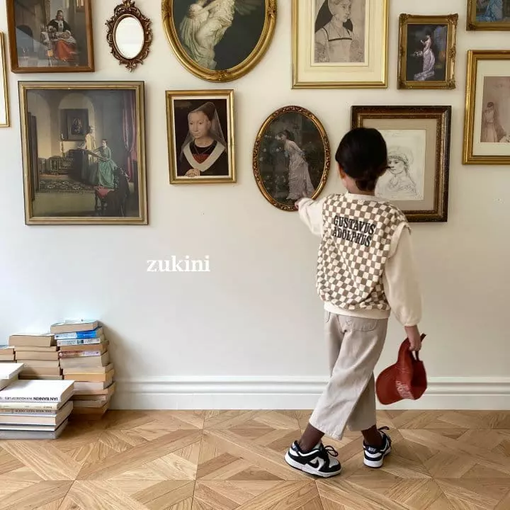 Zukini - Korean Children Fashion - #fashionkids - Checker V Vest - 12