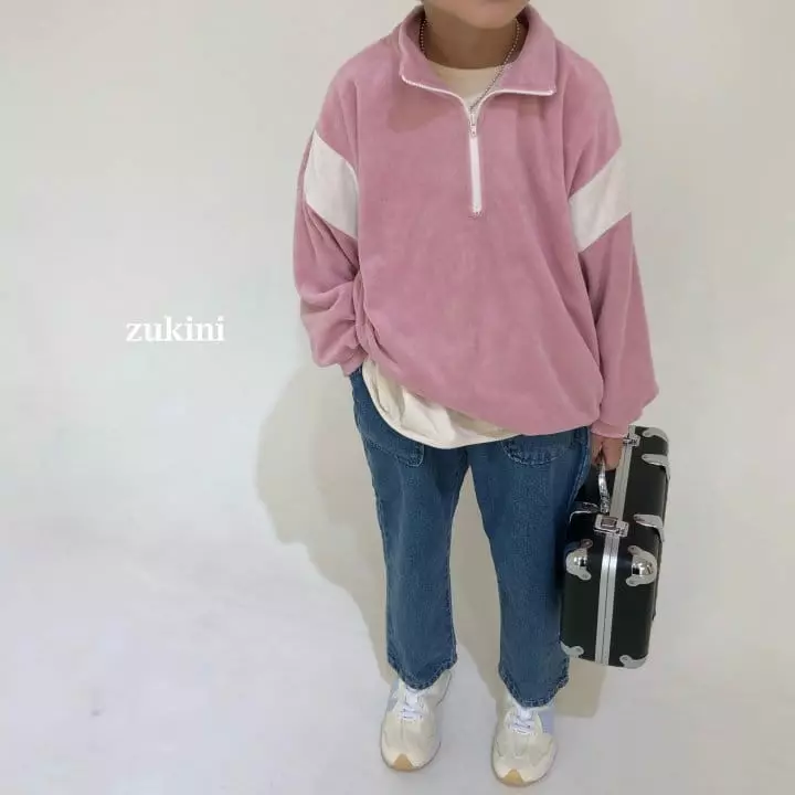 Zukini - Korean Children Fashion - #kidsshorts - New York Terry Zip-up - 3