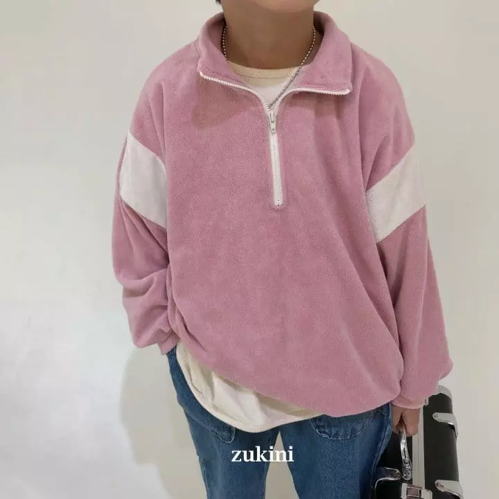 Zukini - Korean Children Fashion - #kidsshorts - New York Terry Zip-up - 4