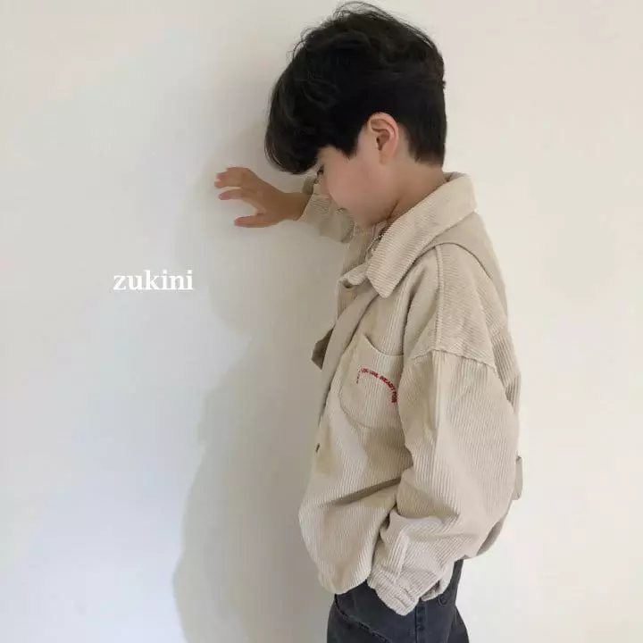 Zukini - Korean Children Fashion - #kidzfashiontrend - Point Corduroy Shirt - 5