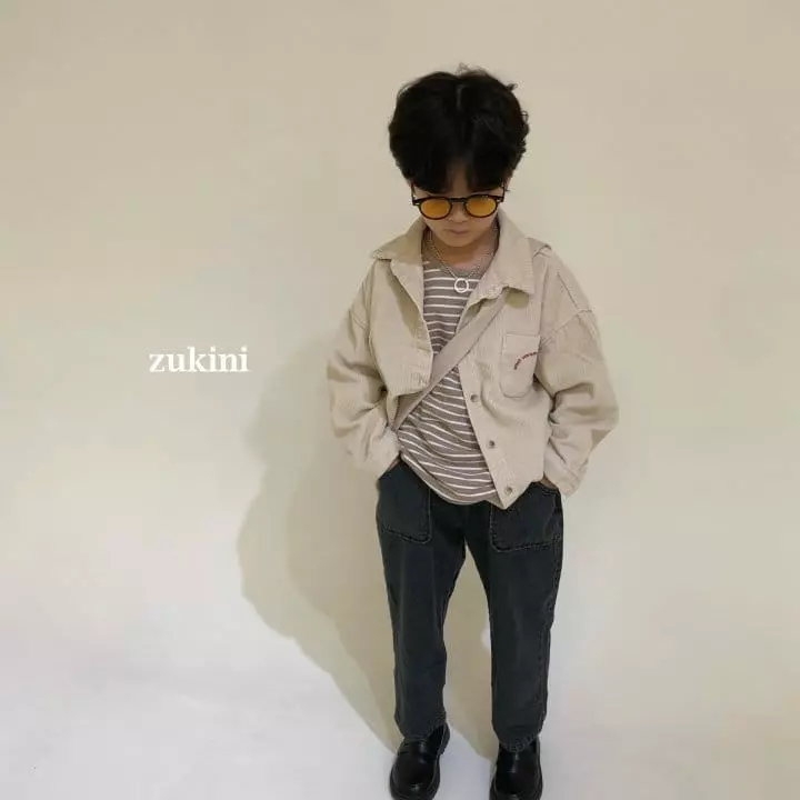 Zukini - Korean Children Fashion - #littlefashionista - Point Corduroy Shirt - 7