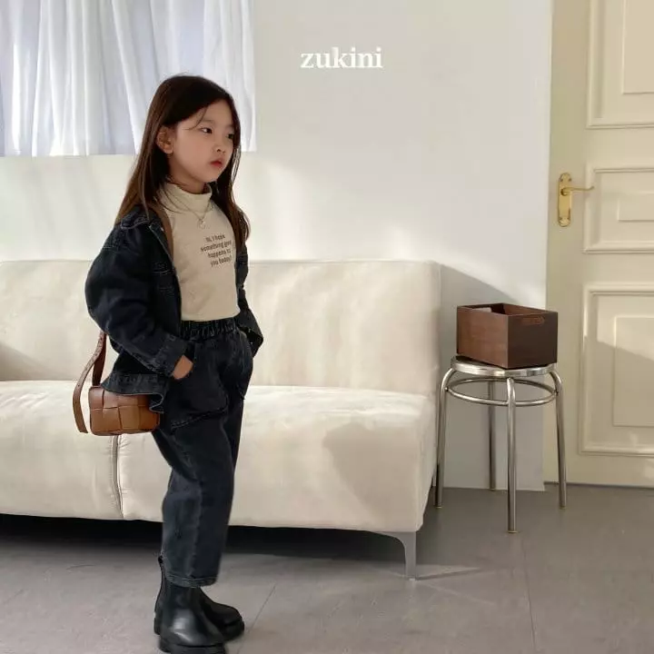 Zukini - Korean Children Fashion - #magicofchildhood - Unique  Denim Jacket - 2