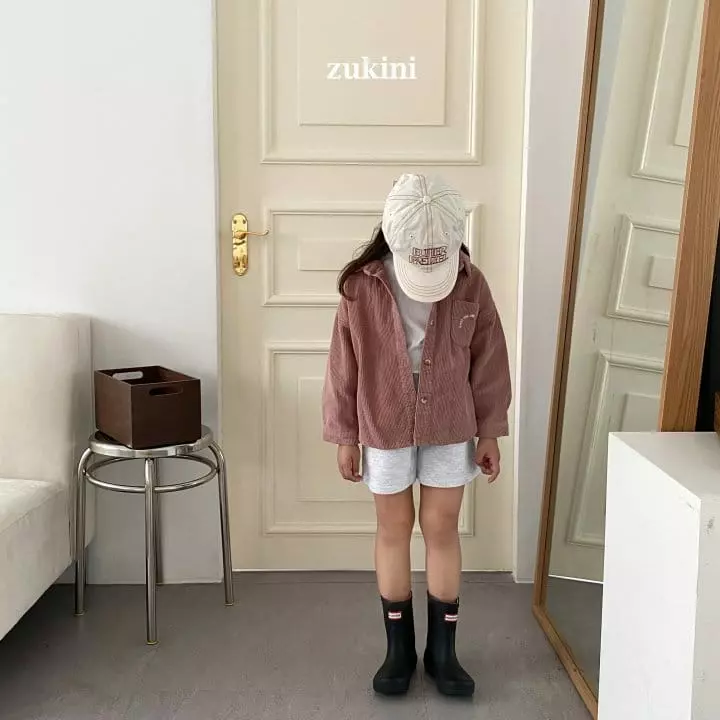 Zukini - Korean Children Fashion - #minifashionista - Point Corduroy Shirt - 9