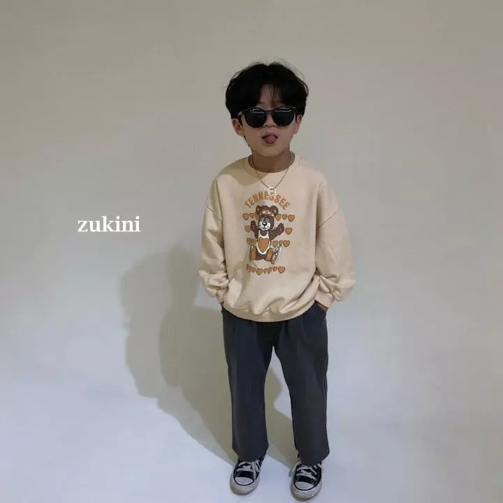 Zukini - Korean Children Fashion - #minifashionista - Bear Bear Sweatshirt - 8