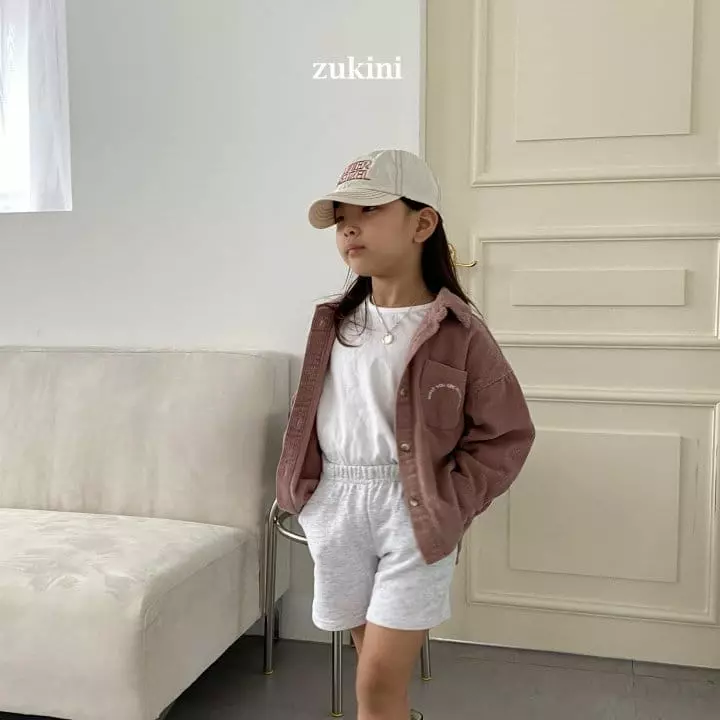 Zukini - Korean Children Fashion - #prettylittlegirls - Point Corduroy Shirt - 10