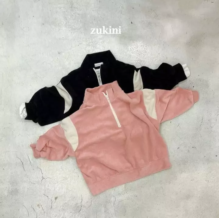 Zukini - Korean Children Fashion - #toddlerclothing - New York Terry Zip-up - 12