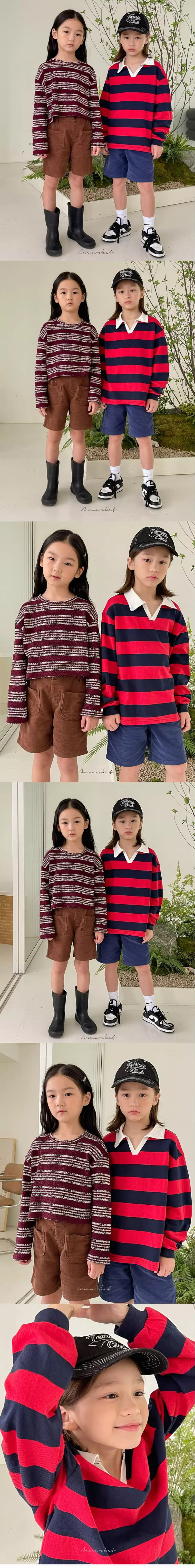 a-Market - Korean Children Fashion - #kidzfashiontrend - Uni Collar Tee - 4