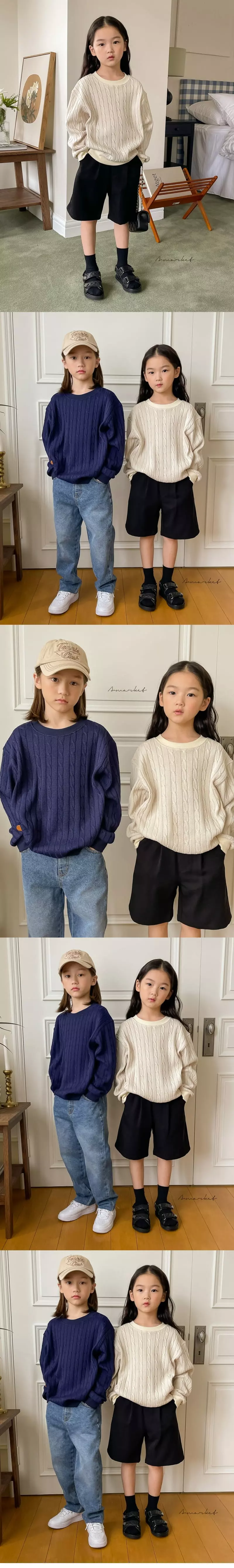 a-Market - Korean Children Fashion - #prettylittlegirls - London Twist Knit Tee - 4