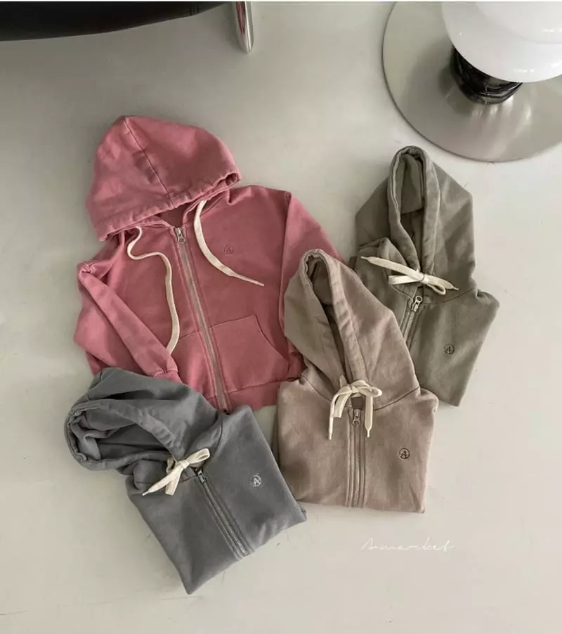 a-Market - Korean Children Fashion - #childofig - Day Pigment Hoody Zip-up
