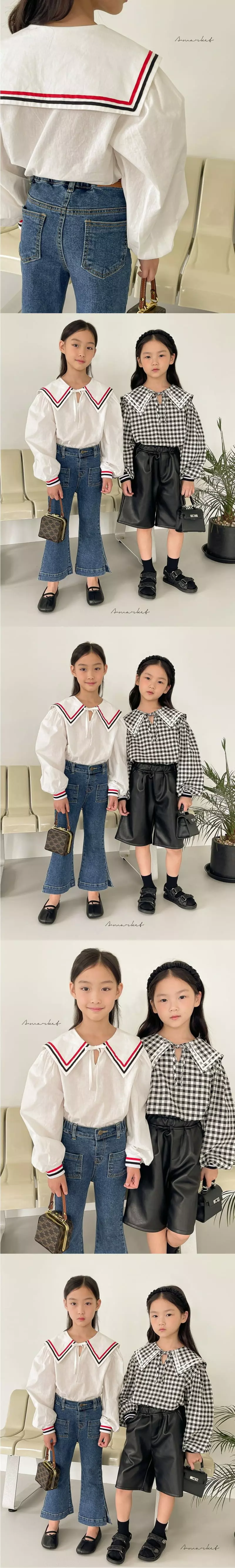 a-Market - Korean Children Fashion - #childrensboutique - Simple Sailor Blouse - 3