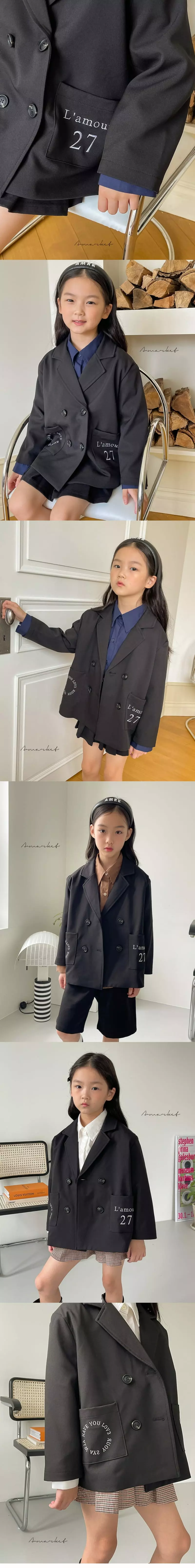 a-Market - Korean Children Fashion - #designkidswear - Mood Over Fit Jacket - 3
