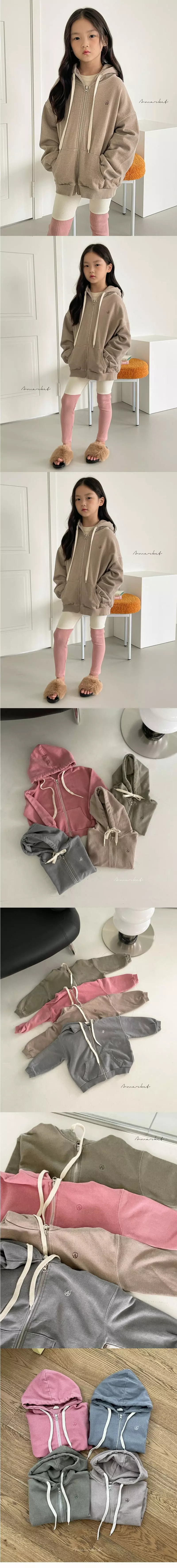 a-Market - Korean Children Fashion - #designkidswear - Day Pigment Hoody Zip-up - 3
