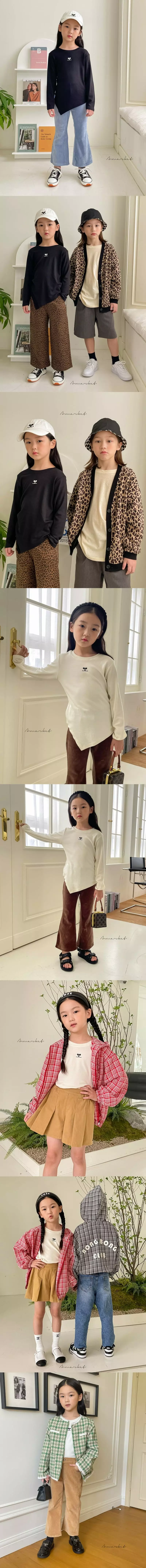 a-Market - Korean Children Fashion - #discoveringself - Sasun Unbal Slit Tee - 2