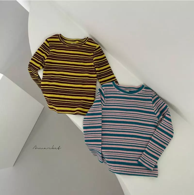 a-Market - Korean Children Fashion - #discoveringself - Pierrot Rib Tee