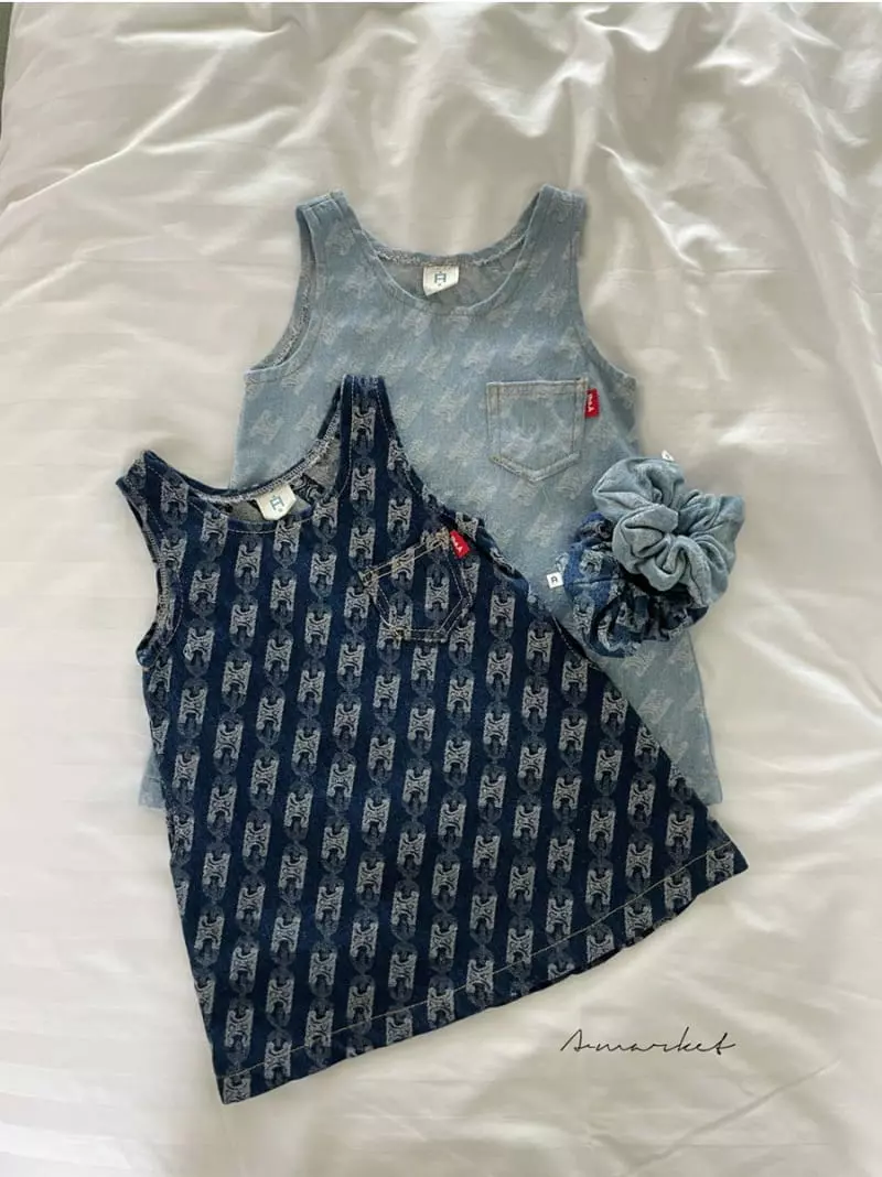 a-Market - Korean Children Fashion - #fashionkids - Joy Denim One-piece