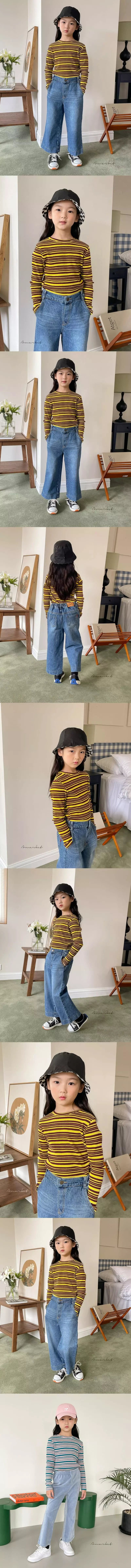 a-Market - Korean Children Fashion - #fashionkids - Pierrot Rib Tee - 2