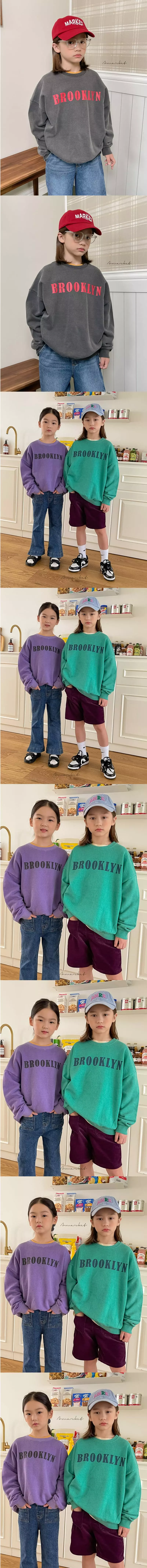 a-Market - Korean Children Fashion - #kidsshorts - Brooklyn Sweatshirt - 2