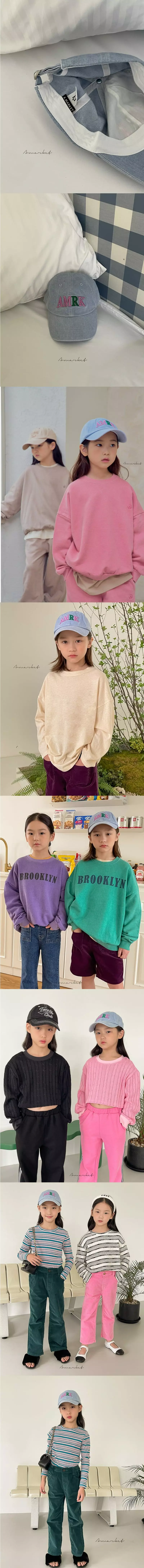a-Market - Korean Children Fashion - #kidsshorts - Denim Ball Cap - 2