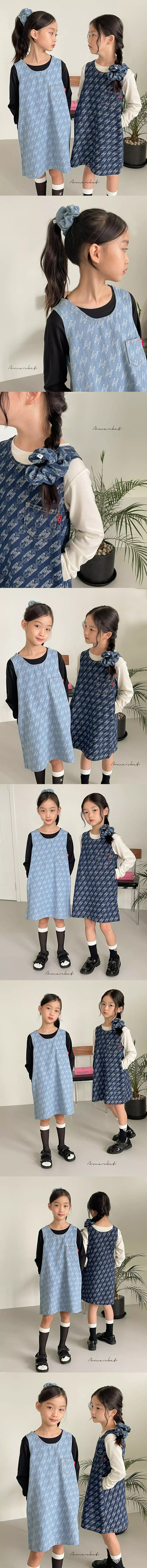 a-Market - Korean Children Fashion - #kidsstore - Joy Denim One-piece - 3
