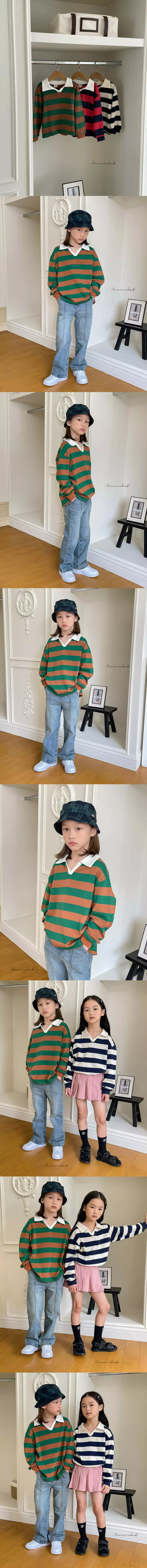 a-Market - Korean Children Fashion - #kidsstore - Uni Collar Tee - 2