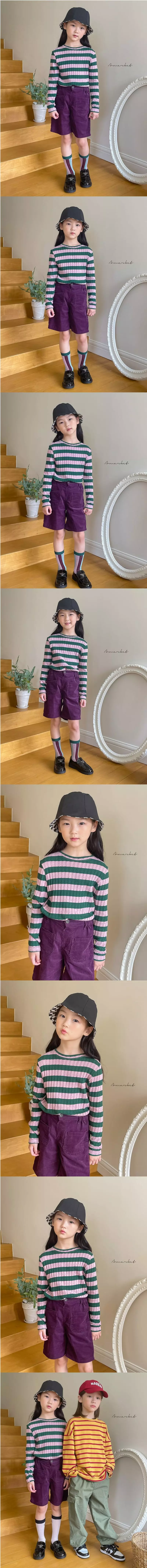 a-Market - Korean Children Fashion - #kidsstore - Knit Slim Tee - 2