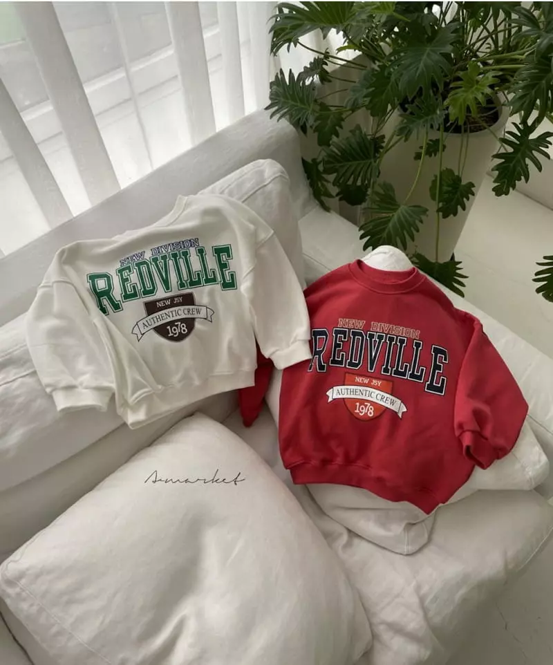 a-Market - Korean Children Fashion - #kidzfashiontrend - Red Bill Sweatshirt