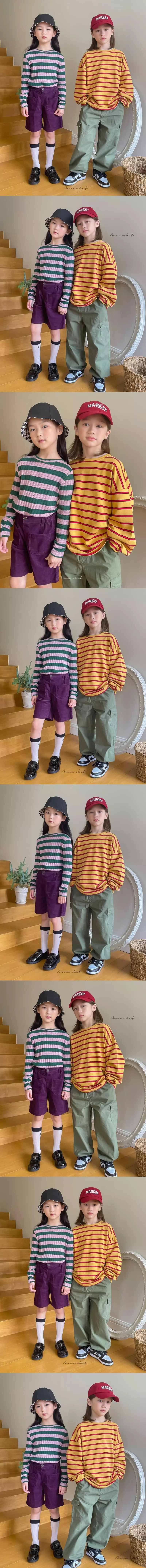 a-Market - Korean Children Fashion - #kidzfashiontrend - Knit Slim Tee - 3