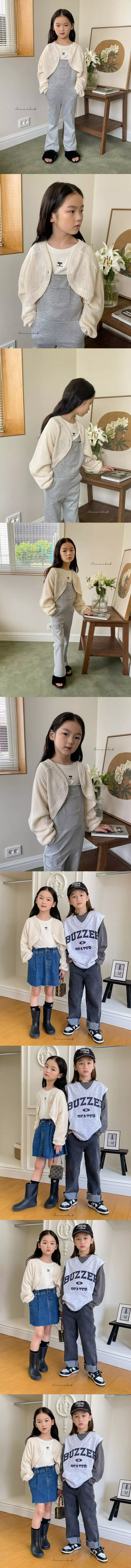 a-Market - Korean Children Fashion - #kidzfashiontrend - Knit Bolero Cardigan - 2