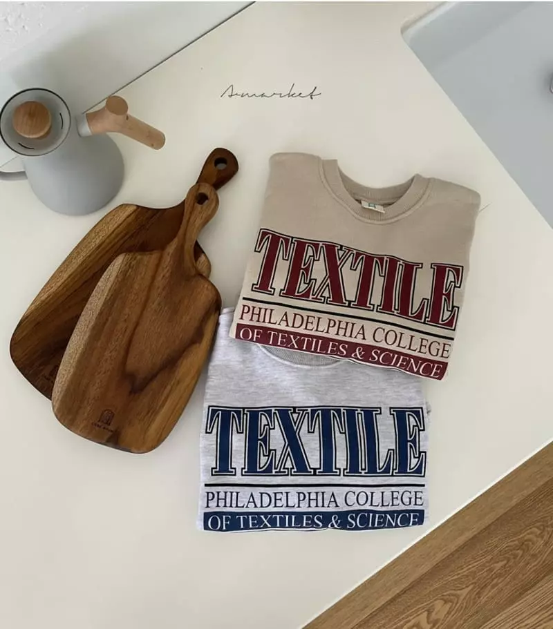 a-Market - Korean Children Fashion - #littlefashionista - Text Sweatshirt