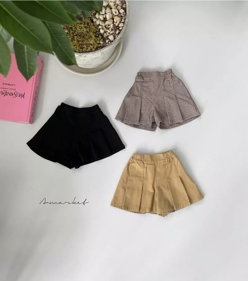 a-Market - Korean Children Fashion - #littlefashionista - Berry Wrinkle Skirt