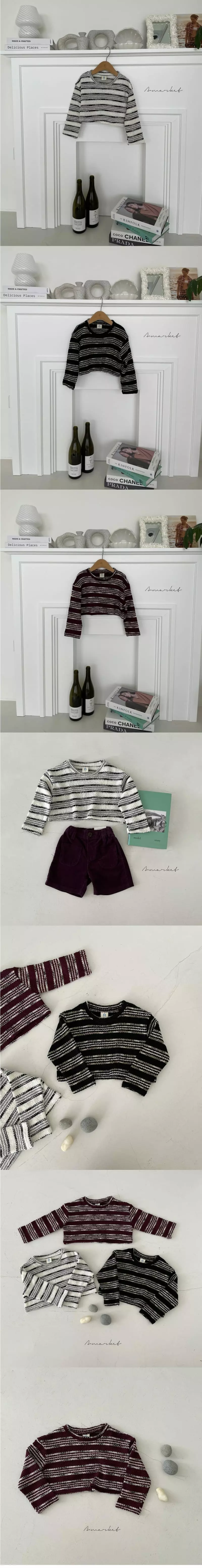 a-Market - Korean Children Fashion - #Kfashion4kids - Freankl Crop Tee - 4