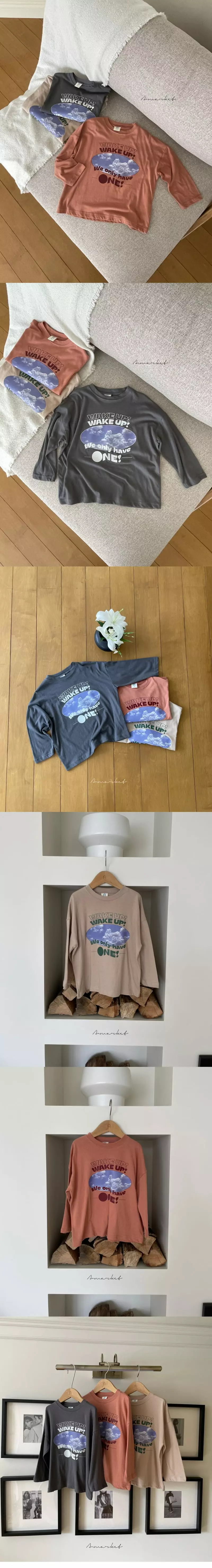 a-Market - Korean Children Fashion - #littlefashionista - Wake Up Tee - 4