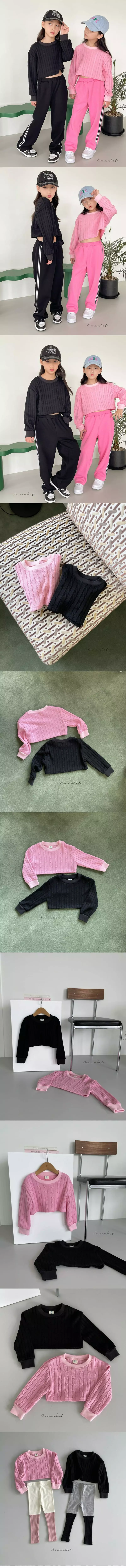 a-Market - Korean Children Fashion - #magicofchildhood - Ivy Crop Knit Tee - 3