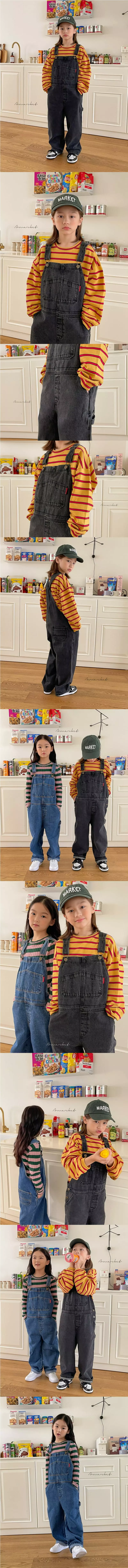 a-Market - Korean Children Fashion - #magicofchildhood - City Denim Overalls - 2