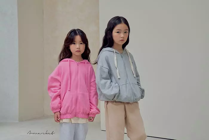 a-Market - Korean Children Fashion - #minifashionista - Hoody Zip-up - 2