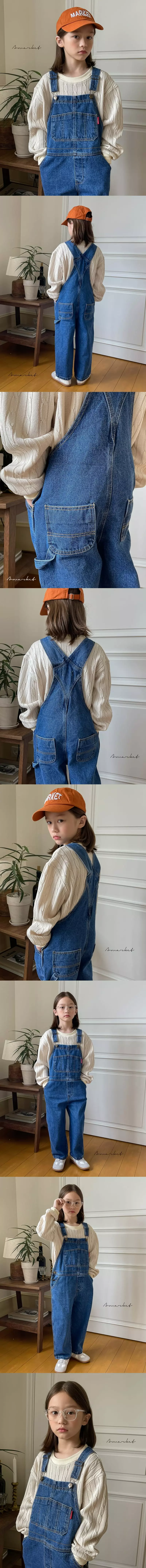 a-Market - Korean Children Fashion - #minifashionista - City Denim Overalls - 3